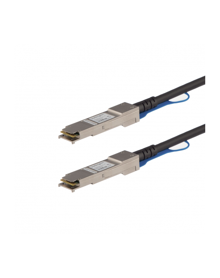 MSA Compliant QSFP+ Direct-Attach Twinax Cable - 0.5 m (1.6 ft) - 40 GbE - 40GBase direct attach cable - 50 cm - black (QSFP40GPC05M) główny