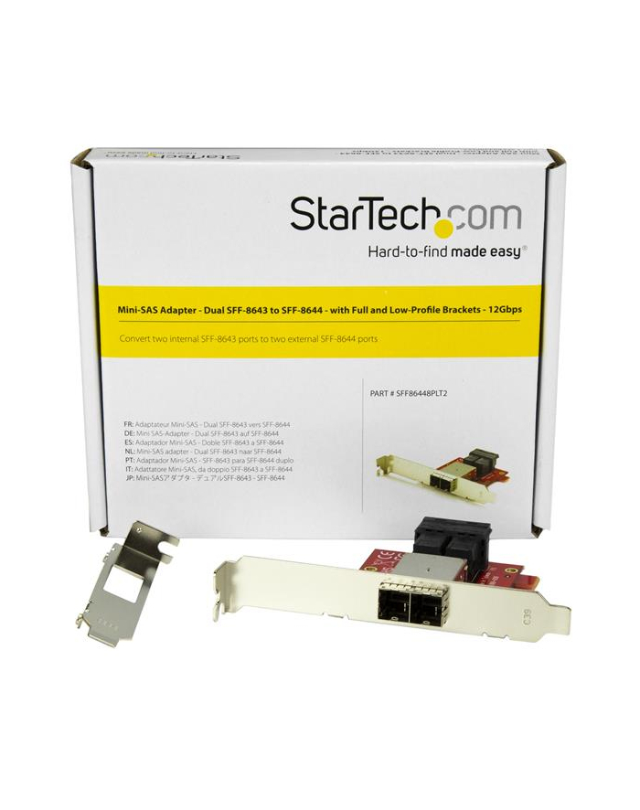 Startech 2x SFF8643/2x (SFF86448PLT2) główny