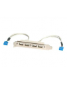 Startech 4 porty USB 2.0 (USBPLATE4) - nr 2