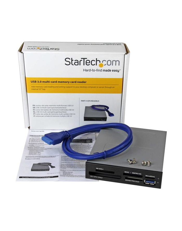 Startech Czytnik USB 3.0 Multi-Card (35FCREADBU3) główny