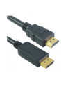 M-Cab Kabel Displayport na HDMI (M/M) czarny 1m (7003464) - nr 1