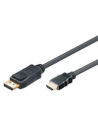 M-Cab Kabel Displayport na HDMI (M/M) czarny 3m (7003468) - nr 1