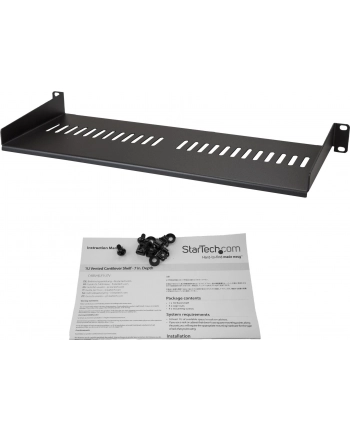Startech Półka 1U Czarna (CABSHELF1U7V)