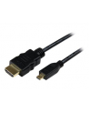 Startech Kabel Hdmi Na Microhdmi Czarny 0.5M (Hdadmm50Cm) - nr 2