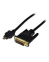 Startech Kabel Micro HDMI DVI-D 1m (HDDDVIMM1M) - nr 1