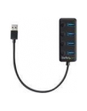 Startech.com 4-Port USB 3.0 Hub - 4x USB-A - Individual On/Off Switches - hub - 4 ports USB hub - 4 - Czarny (HB30A4AIB) - nr 1