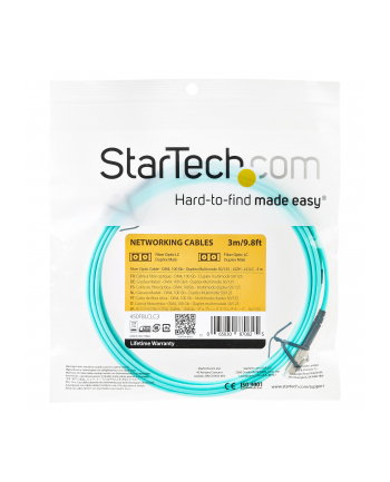 Startech Patchcord światlowodowy LC-LC OM4 3m (450FBLCLC3) nr 1