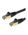 Startech.COM 1.5 M CAT6A CABLE - 10GB RJ45 ETHERNET CABLE - SNAGLESS CAT6A STP CORD - COPPER WIRE - BLACK - PATCH CABLE - 1.5 M - BLACK  (6ASPAT150CMB - nr 1