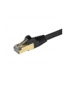 Startech.COM 1.5 M CAT6A CABLE - 10GB RJ45 ETHERNET CABLE - SNAGLESS CAT6A STP CORD - COPPER WIRE - BLACK - PATCH CABLE - 1.5 M - BLACK  (6ASPAT150CMB - nr 5