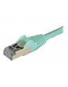 Startech Patchcord kat.6A STP 1m Błękitny (6ASPAT1MAQ) - nr 4