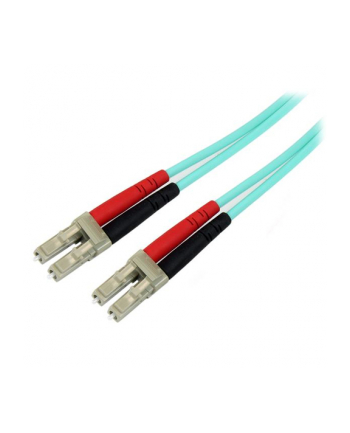 Startech.com 1m 10Gb Aqua LC/LC Duplex 50/125 Multimode LSZH Fiber Cable (A50FBLCLC1)