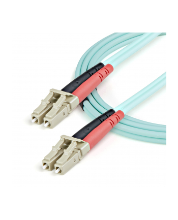 Startech.com 1m 10Gb Aqua LC/LC Duplex 50/125 Multimode LSZH Fiber Cable (A50FBLCLC1) nr 2
