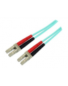 Startech.com 1m 10Gb Aqua LC/LC Duplex 50/125 Multimode LSZH Fiber Cable (A50FBLCLC1) - nr 3