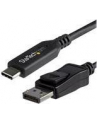 Startech Kabel Startech USB-C DisplayPort, 1m, Czarny (CDP2DP141MB) - nr 1