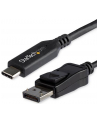 Startech Kabel Startech USB-C DisplayPort, 1m, Czarny (CDP2DP141MB) - nr 2