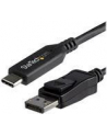 Startech Kabel Startech USB-C DisplayPort, 1.8m, Czarny (CDP2DP146B) - nr 1
