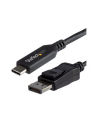 Startech Kabel Startech USB-C DisplayPort, 1.8m, Czarny (CDP2DP146B) - nr 2
