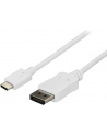 Startech Kabel USB-C - DisplayPort 1m Biały (CDP2DPMM1MW) - nr 10
