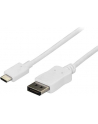Startech Kabel USB-C - DisplayPort 1m Biały (CDP2DPMM1MW) - nr 11