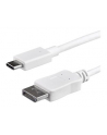 Startech Kabel USB-C - DisplayPort 1m Biały (CDP2DPMM1MW) - nr 15