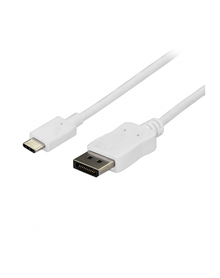 Startech Kabel USB-C - DisplayPort 1,8m Biały (CDP2DPMM6W) główny