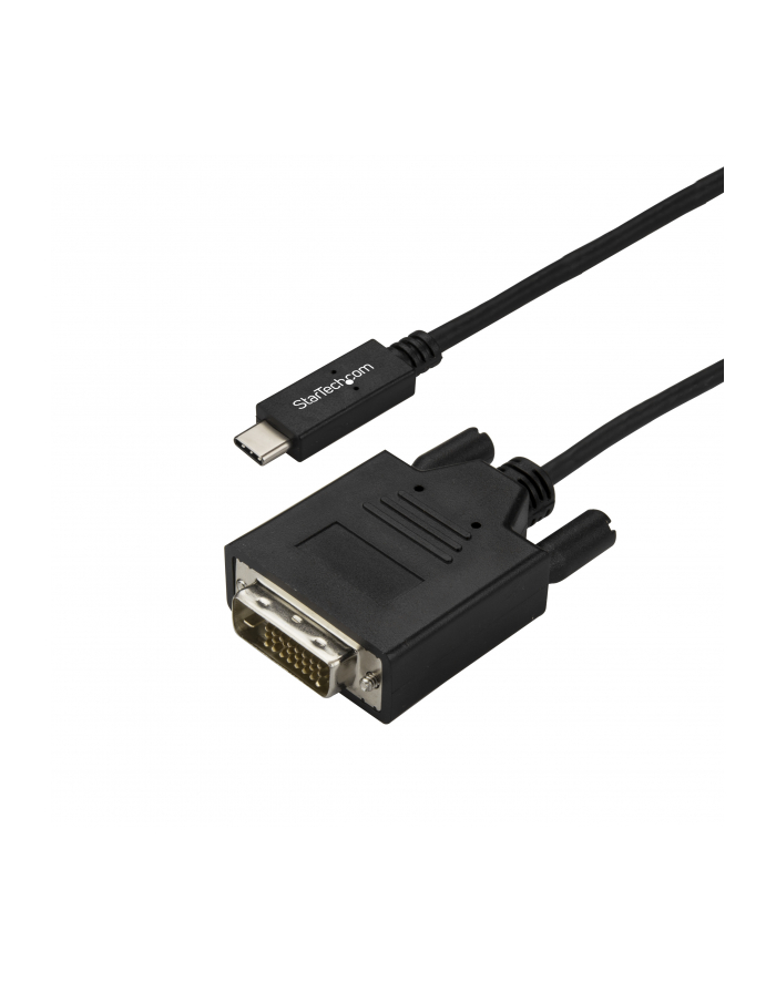 Startech.com 3 m (10 ft.) USB-C to DVI Cable - 1920 x 1200 - Black - external video adapter (CDP2DVI3MBNL) główny