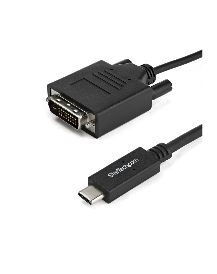 Startech USB-C-DVI 2m Czarny (CDP2DVIMM2MB) główny