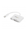 Startech USB-C DVI 0.1m Biały (CDP2DVIUCPW) - nr 5