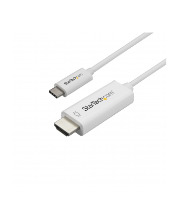 Startech.com 2m (6 ft.) USB-C to HDMI Cable - 4K at 60Hz - White - external video adapter - VL100 - white (CDP2HD2MWNL)