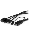 Startech mini DisplayPort HDMI USB C/HDMI micro USB 2m (CMDPHD2HD) - nr 5