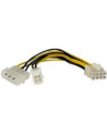 Startech.com 15 cm 4-Pin naar 8-Pin EPS Voedingsadapter met LP4 - F/M (EPS48ADAP) - nr 29