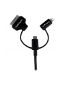 Startech Kabel USB Apple 30 - pin Dock/Lightning/microUSB 1m czarny - (LTADUB1MB) - nr 12