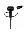Startech Kabel USB Apple 30 - pin Dock/Lightning/microUSB 1m czarny - (LTADUB1MB) - nr 6