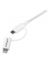 Startech Kabel USB A - Lightning - Micro B 1m (LTUB1MWH) - nr 11