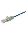 Startech.COM 2M CAT6 CABLE - BLUE SLIM CAT6 PATCH CORD - SNAGLESS - LSZH - PATCH CABLE - 2 M - BLUE (N6PAT200CMBLS) - nr 2