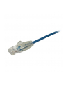 Startech.COM 2M CAT6 CABLE - BLUE SLIM CAT6 PATCH CORD - SNAGLESS - LSZH - PATCH CABLE - 2 M - BLUE (N6PAT200CMBLS) - nr 5