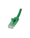 Startech.COM 1.5 M CAT6 CABLE - GREEN CAT6 PATCH CORD - SNAGLESS RJ45 CONNECTORS - 24 AWG COPPER WIRE - ETHERNET - ETL - PATCH CABLE - 1.5 M - GREEN - nr 2