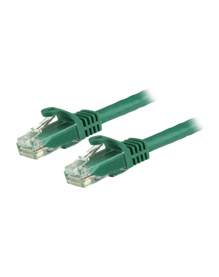 Startech.COM 1.5 M CAT6 CABLE - GREEN CAT6 PATCH CORD - SNAGLESS RJ45 CONNECTORS - 24 AWG COPPER WIRE - ETHERNET - ETL - PATCH CABLE - 1.5 M - GREEN główny