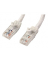 Startech.COM 1.5 M CAT6 CABLE - WHITE PATCH CORD - SNAGLESS - ETL VERIFIED - PATCH CABLE - 1.5 M - WHITE  (N6PATC150CMWH) - nr 2