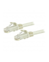 Startech.COM 1.5 M CAT6 CABLE - WHITE PATCH CORD - SNAGLESS - ETL VERIFIED - PATCH CABLE - 1.5 M - WHITE  (N6PATC150CMWH) - nr 5