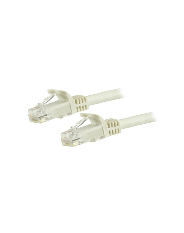 Startech.COM 1.5 M CAT6 CABLE - WHITE PATCH CORD - SNAGLESS - ETL VERIFIED - PATCH CABLE - 1.5 M - WHITE  (N6PATC150CMWH) główny
