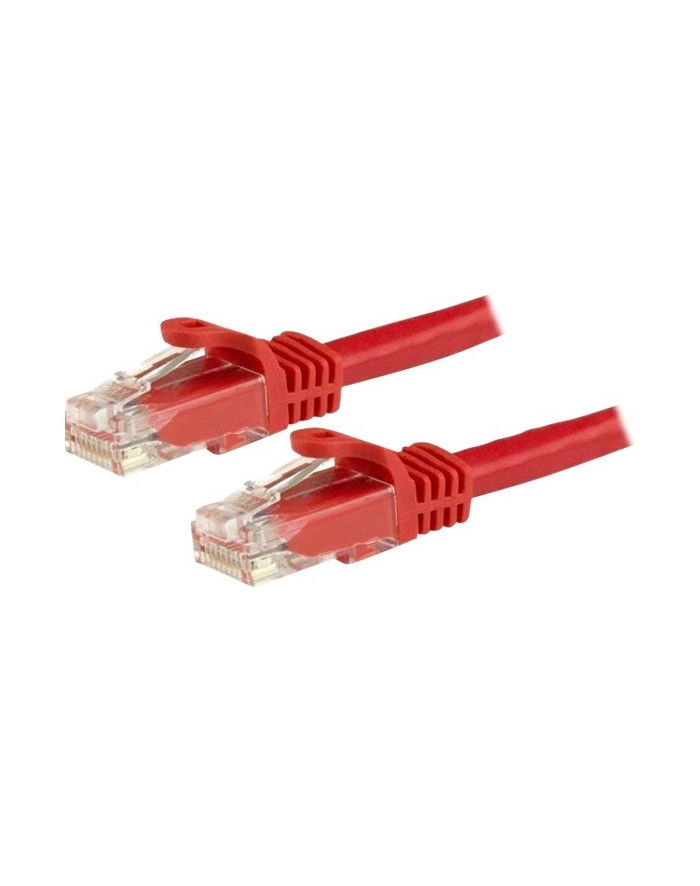 Startech.COM 7.5 M CAT6 CABLE - RED PATCH CORD - SNAGLESS - ETL VERIFIED - PATCH CABLE - 7.5 M - RED  (N6PATC750CMRD) główny