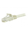 Startech.COM 7.5 M CAT6 CABLE - WHITE PATCH CORD - SNAGLESS - ETL VERIFIED - PATCH CABLE - 7.5 M - WHITE  (N6PATC750CMWH) - nr 2