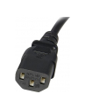 Startech.com Standard Computer Power Cord Extension C14 to C13 - power extension cable - 1 m (PXT1001M) - nr 19
