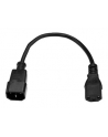 Startech.com Standard Computer Power Cord Extension C14 to C13 - power extension cable - 1 m (PXT1001M) - nr 3