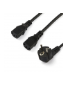 Startech.com C13 Power Cord - Schuko to 2x C13 - Y Splitter Power Cable - power cable - 2 m (PXT101YEU2M) - nr 10