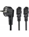 Startech.com C13 Power Cord - Schuko to 2x C13 - Y Splitter Power Cable - power cable - 2 m (PXT101YEU2M) - nr 18