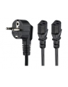 Startech.com C13 Power Cord - Schuko to 2x C13 - Y Splitter Power Cable - power cable - 2 m (PXT101YEU2M) - nr 1