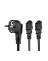 Startech.com C13 Power Cord - Schuko to 2x C13 - Y Splitter Power Cable - power cable - 2 m (PXT101YEU2M) - nr 5