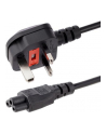 Startech Kabel zasilający 3pin gniazdo UK 2m (PXTNB3SUK2M) - nr 23